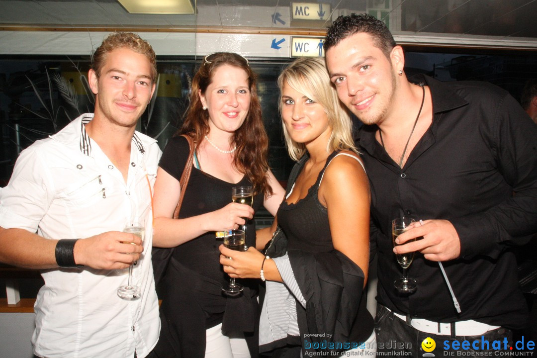 Partyschiff: BLACK-WHITE: Friedrichshafen am Bodensee, 25.08.2012