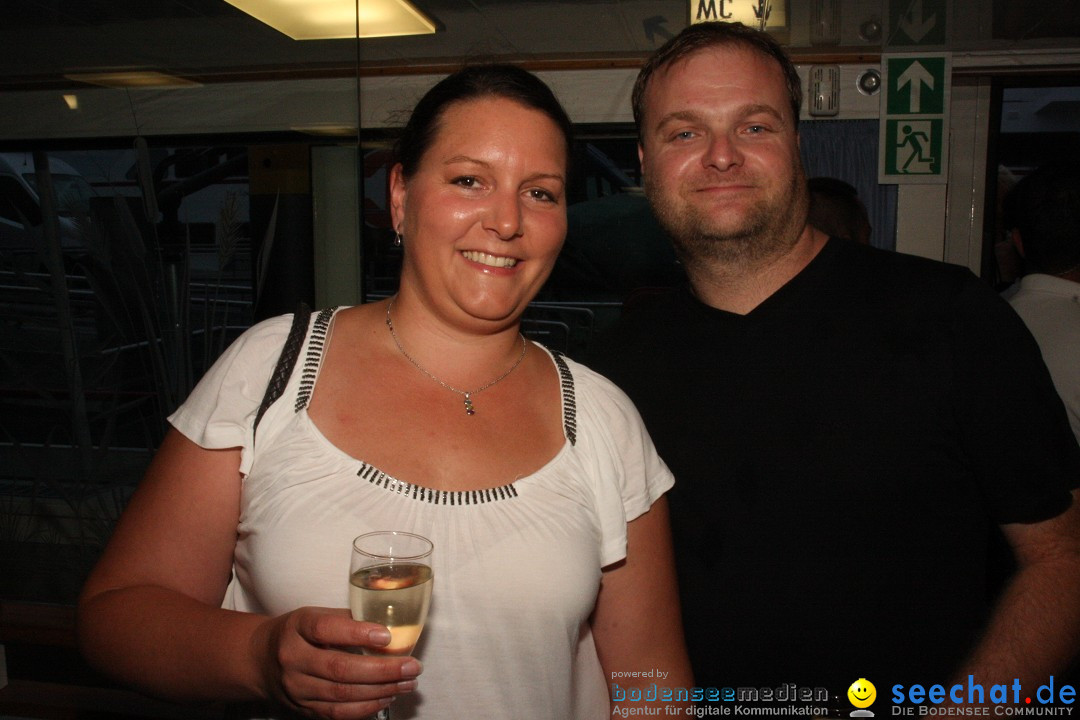 Partyschiff: BLACK-WHITE: Friedrichshafen am Bodensee, 25.08.2012