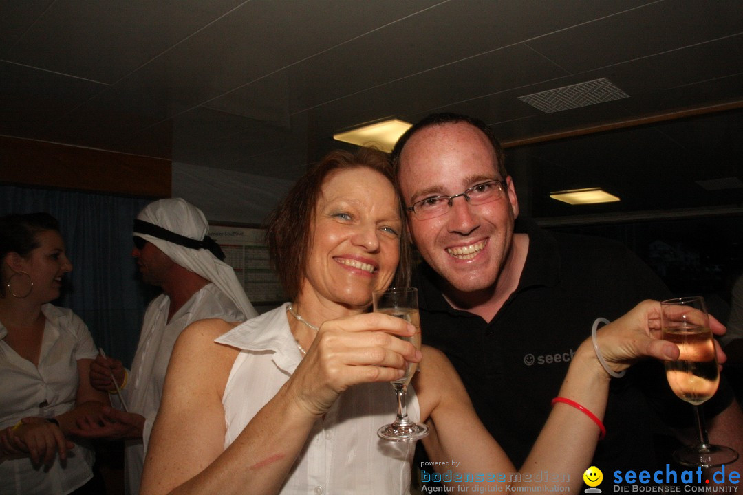 Partyschiff: BLACK-WHITE: Friedrichshafen am Bodensee, 25.08.2012