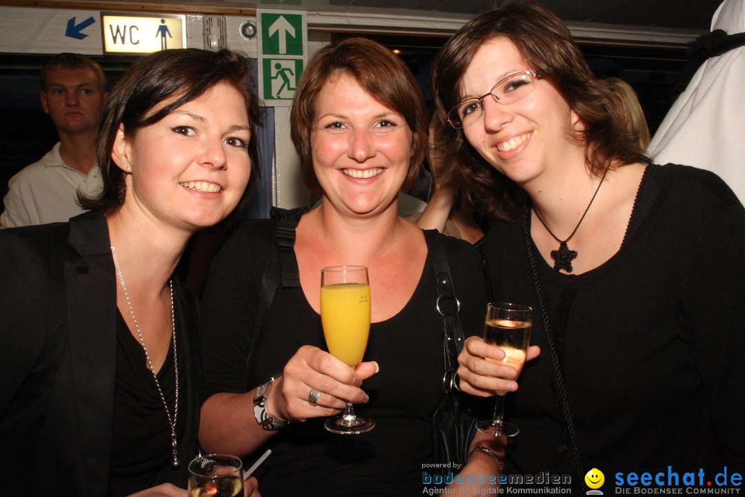 Partyschiff: BLACK-WHITE: Friedrichshafen am Bodensee, 25.08.2012