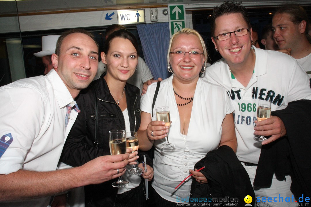 Partyschiff: BLACK-WHITE: Friedrichshafen am Bodensee, 25.08.2012