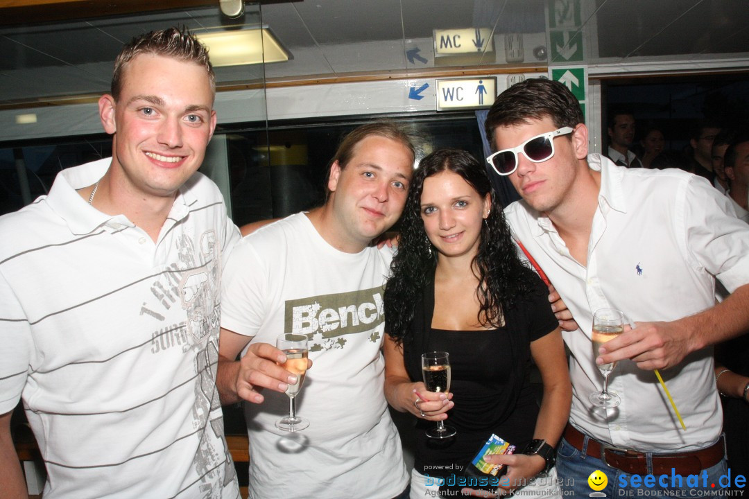 Partyschiff: BLACK-WHITE: Friedrichshafen am Bodensee, 25.08.2012