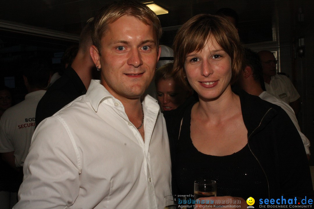 Partyschiff: BLACK-WHITE: Friedrichshafen am Bodensee, 25.08.2012