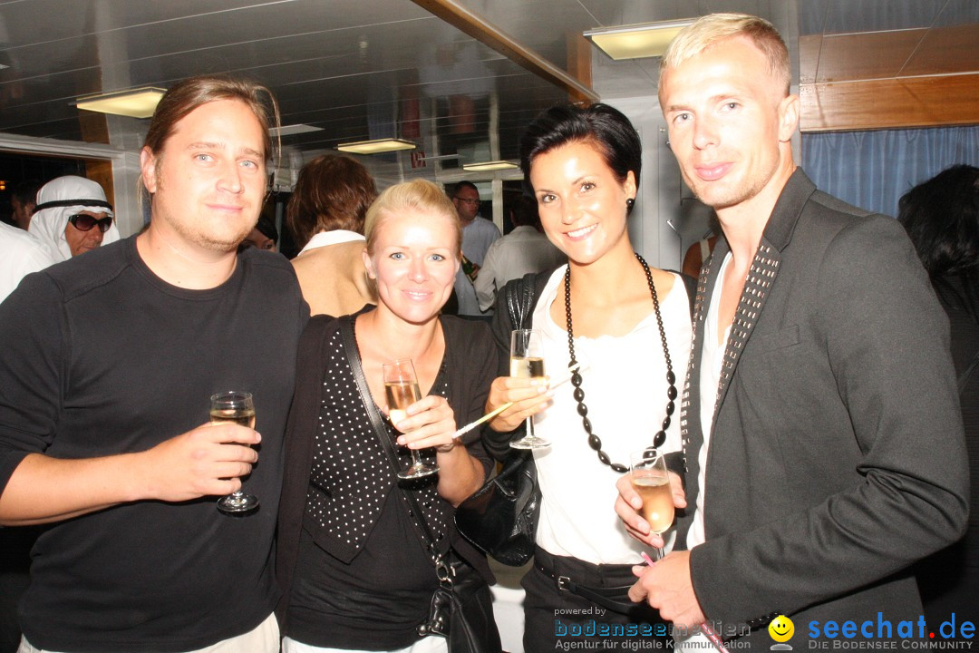 Partyschiff: BLACK-WHITE: Friedrichshafen am Bodensee, 25.08.2012