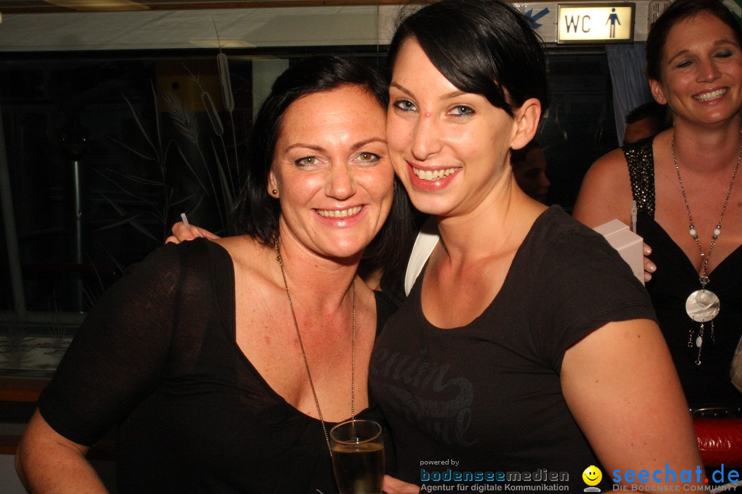 Partyschiff: BLACK-WHITE: Friedrichshafen am Bodensee, 25.08.2012