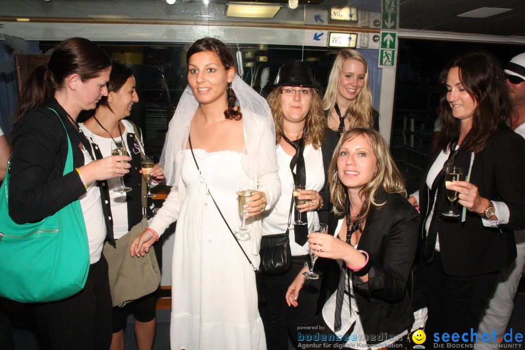 Partyschiff: BLACK-WHITE: Friedrichshafen am Bodensee, 25.08.2012