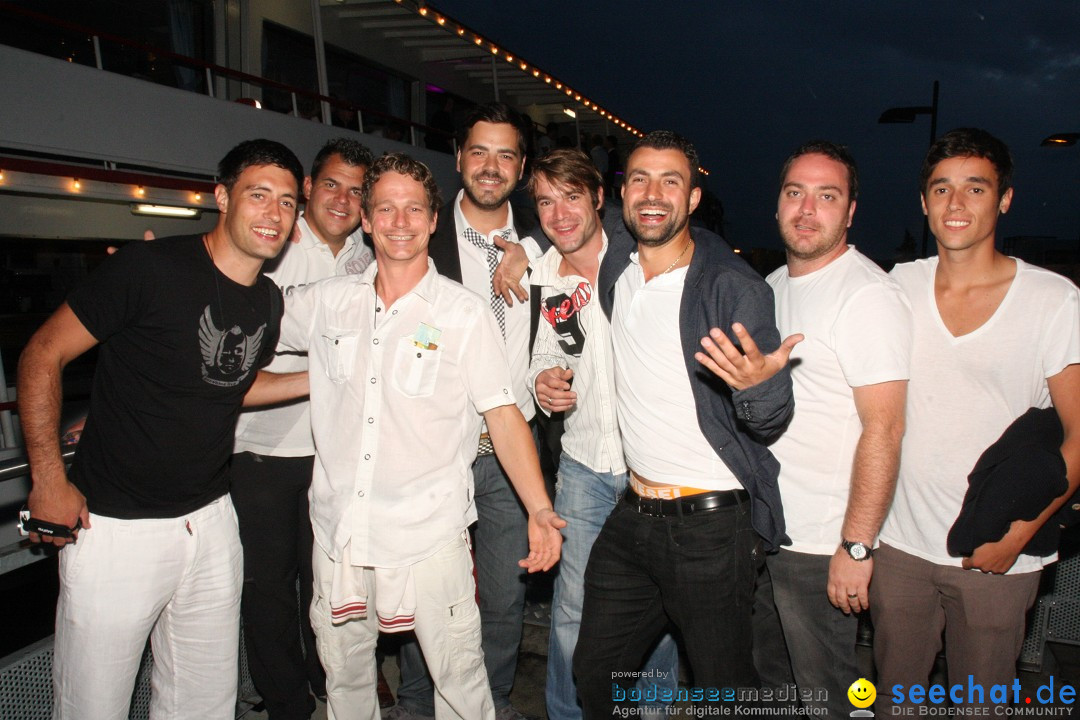 Partyschiff: BLACK-WHITE: Friedrichshafen am Bodensee, 25.08.2012