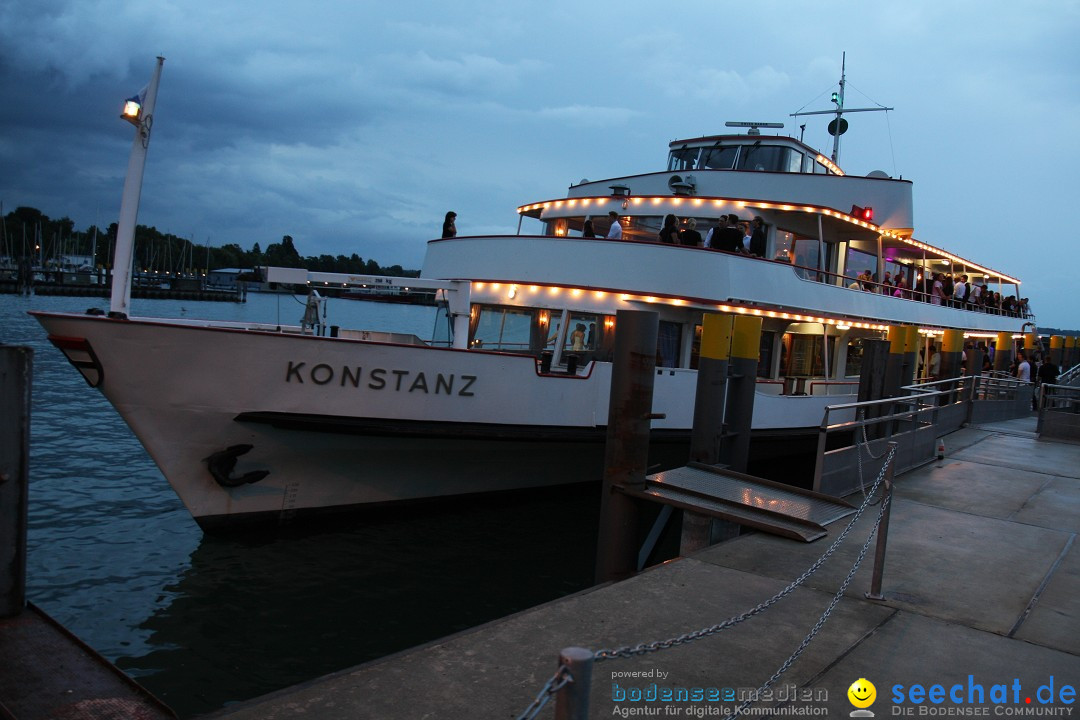 Partyschiff: BLACK-WHITE: Friedrichshafen am Bodensee, 25.08.2012