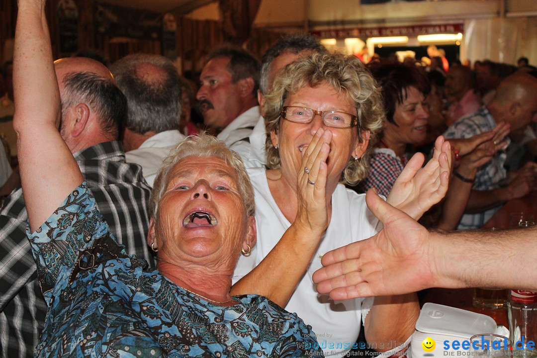 Sichelhenke mit HERZ-ASS: Bohlingen am Bodensee, 27.08.2012