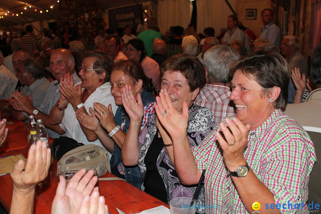 Sichelhenke mit HERZ-ASS: Bohlingen am Bodensee, 27.08.2012