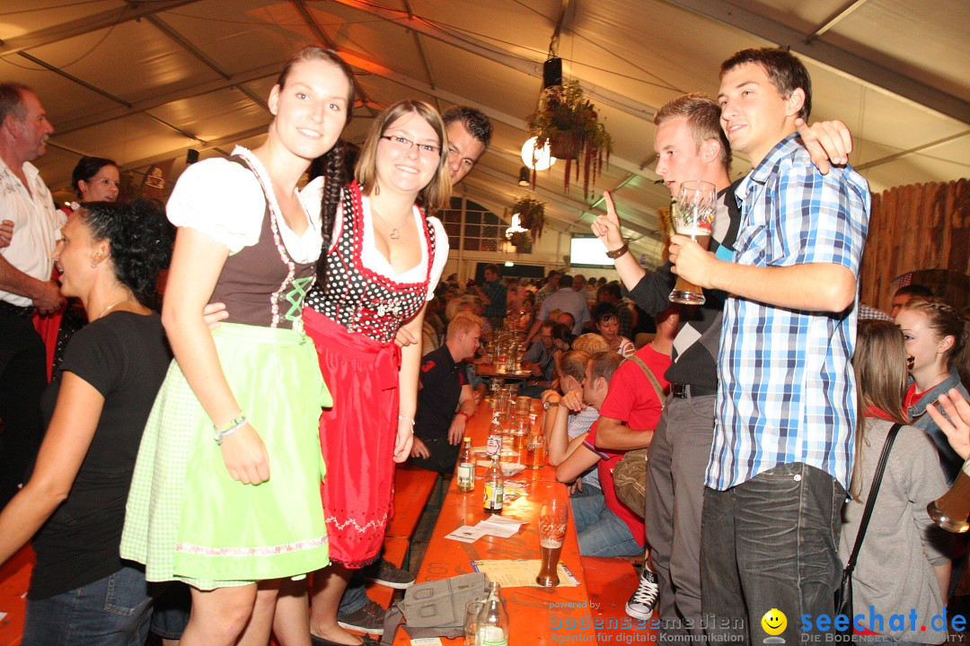 Sichelhenke mit HERZ-ASS: Bohlingen am Bodensee, 27.08.2012