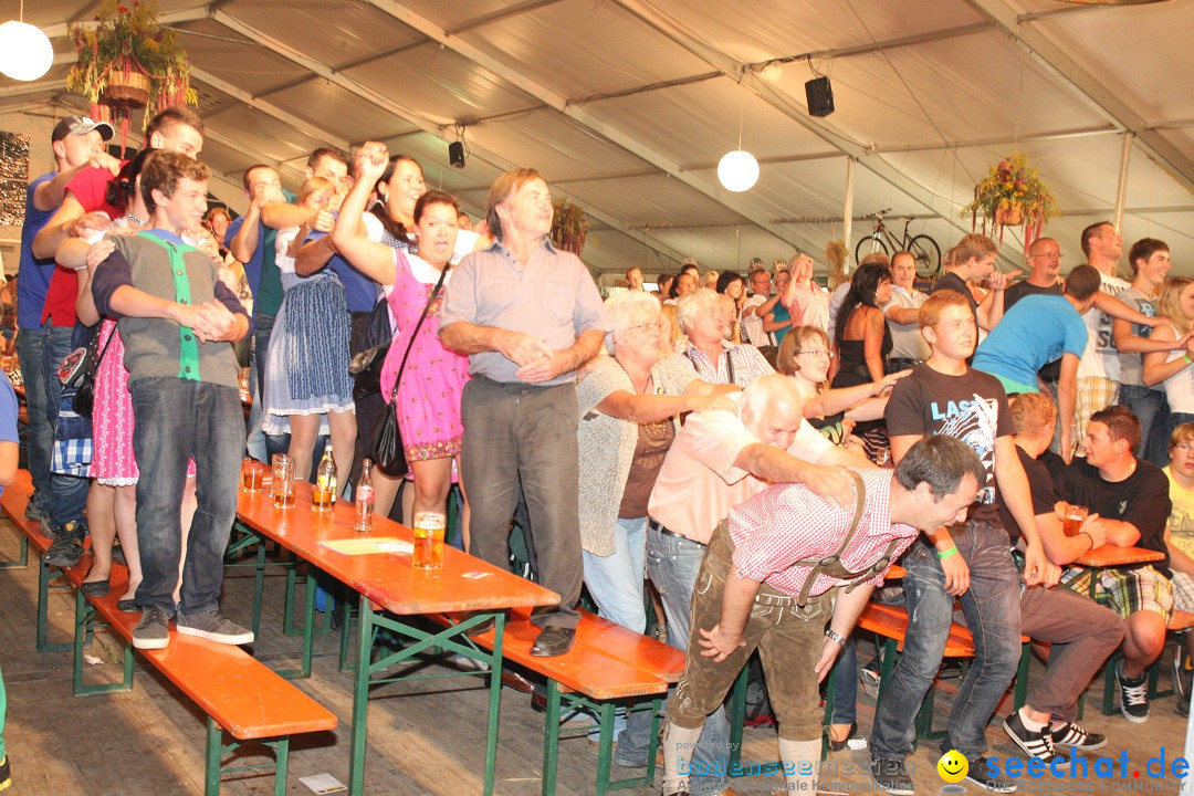 Sichelhenke mit HERZ-ASS: Bohlingen am Bodensee, 27.08.2012