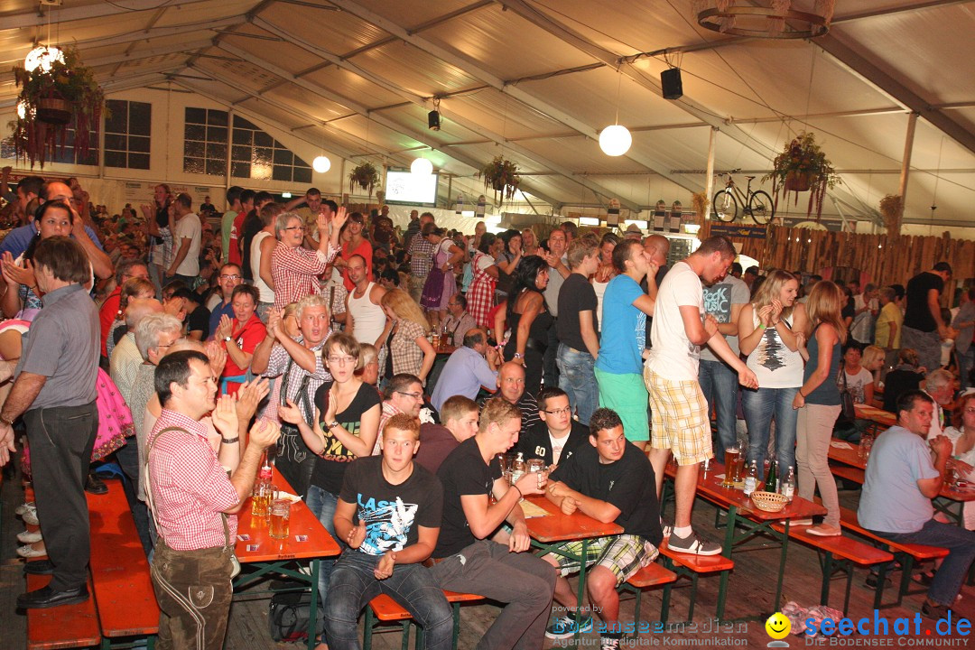 Sichelhenke mit HERZ-ASS: Bohlingen am Bodensee, 27.08.2012