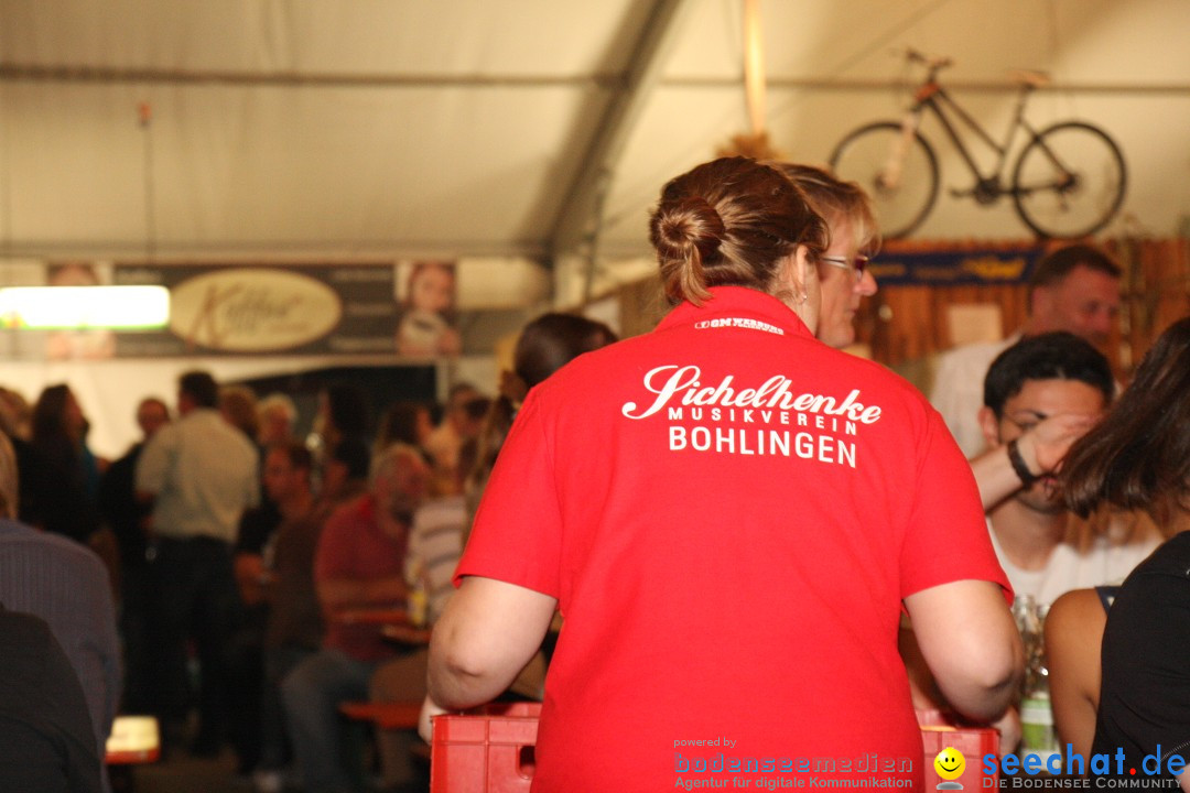 Sichelhenke mit HERZ-ASS: Bohlingen am Bodensee, 27.08.2012