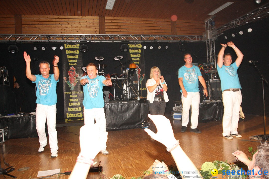 Oktoberfest 2012: Die Lollies und Ps Alex: Nenzingen am Bodensee, 15.09.201