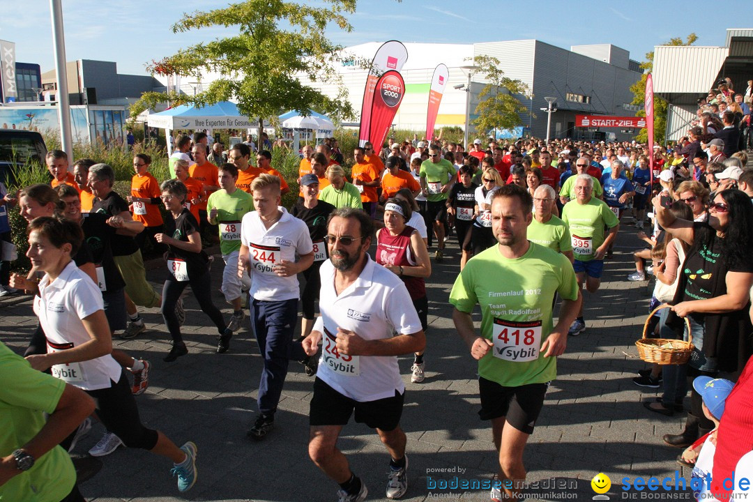 Bodensee Firmenlauf 2012: Radolfzell am Bodensee, 21.09.2012