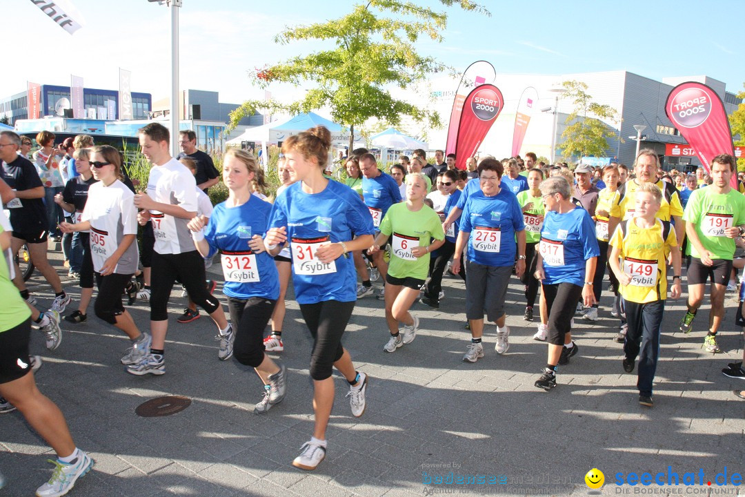 Bodensee Firmenlauf 2012: Radolfzell am Bodensee, 21.09.2012