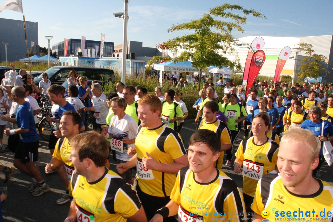 Bodensee Firmenlauf 2012: Radolfzell am Bodensee, 21.09.2012