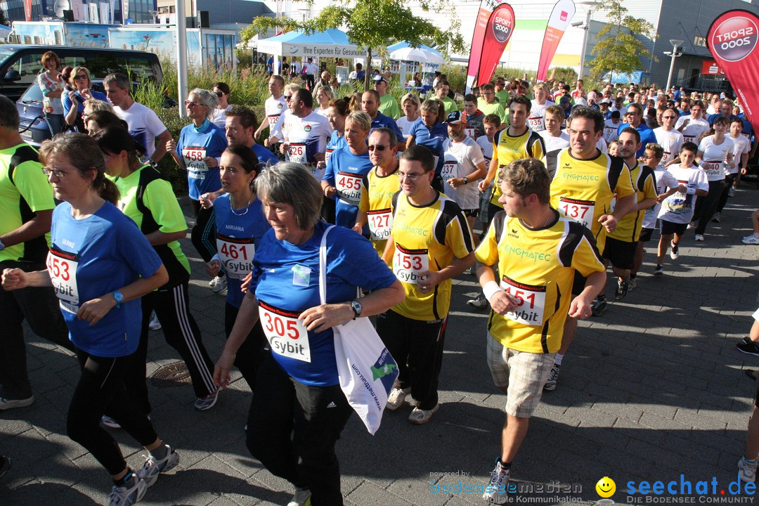 Bodensee Firmenlauf 2012: Radolfzell am Bodensee, 21.09.2012