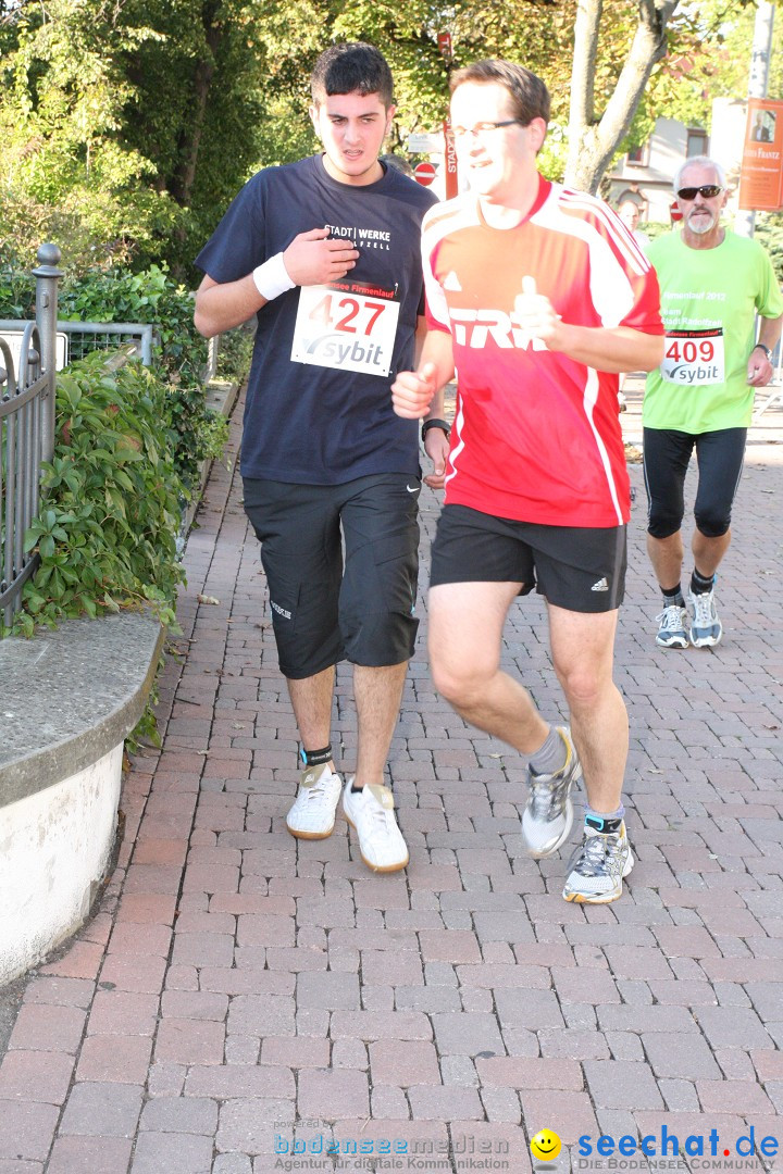 Bodensee Firmenlauf 2012: Radolfzell am Bodensee, 21.09.2012