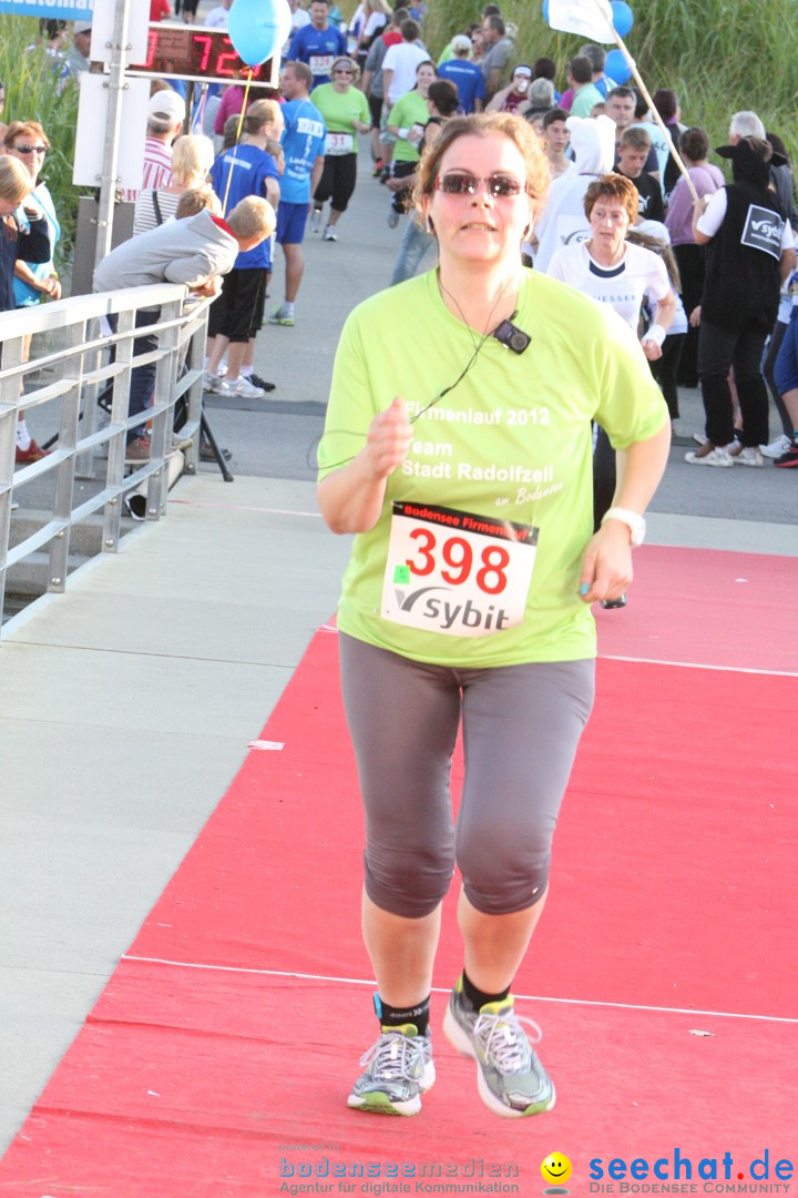 Bodensee Firmenlauf 2012: Radolfzell am Bodensee, 21.09.2012