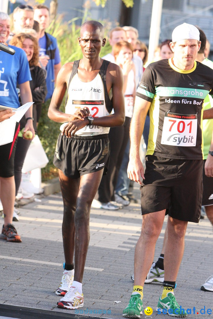 Bodensee Firmenlauf 2012: Radolfzell am Bodensee, 21.09.2012