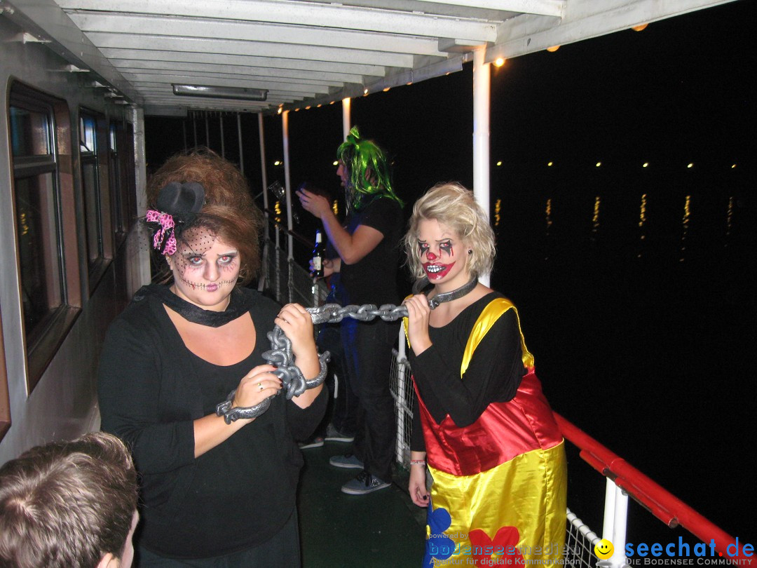 Halloween-Party auf der MS-Baden: Friedrichshafen am Bodensee, 31.10.2012