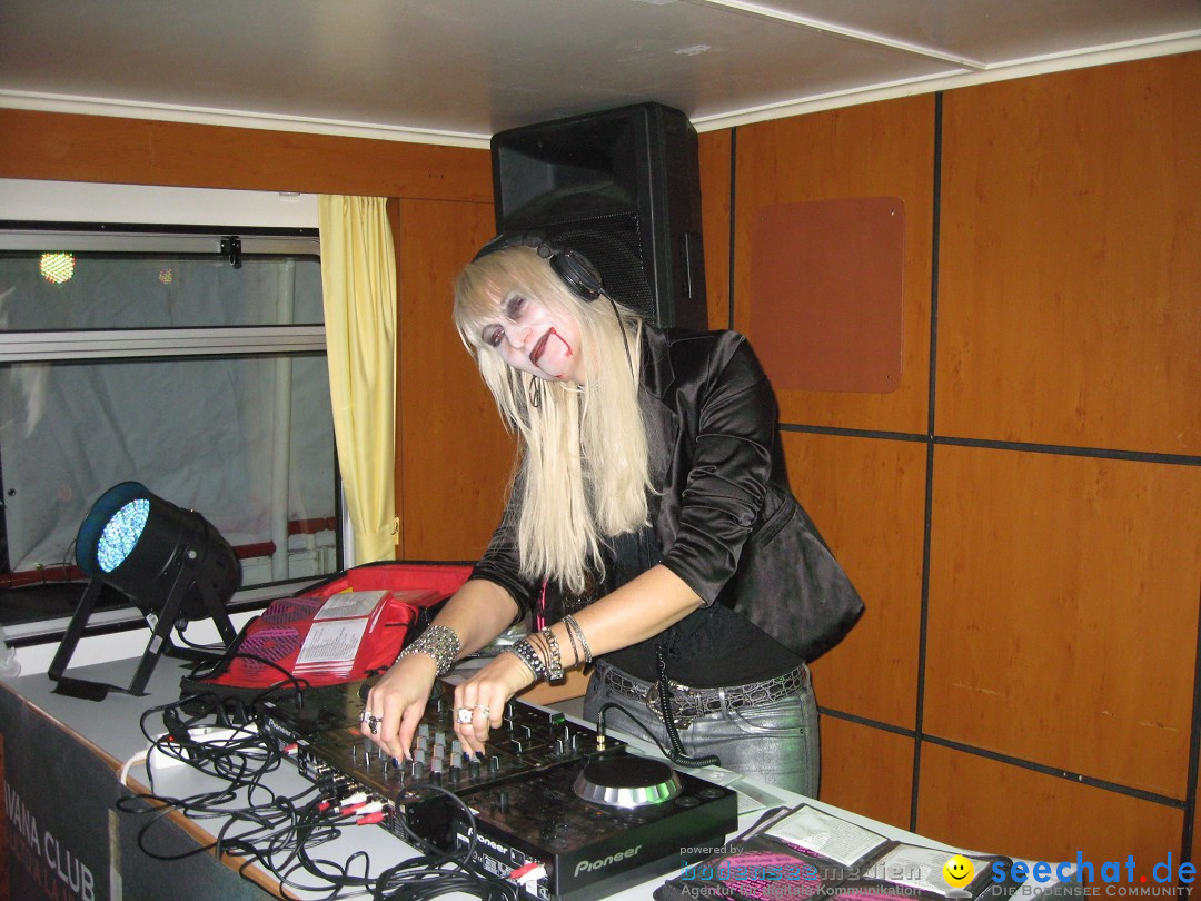 Halloween-Party auf der MS-Baden: Friedrichshafen am Bodensee, 31.10.2012