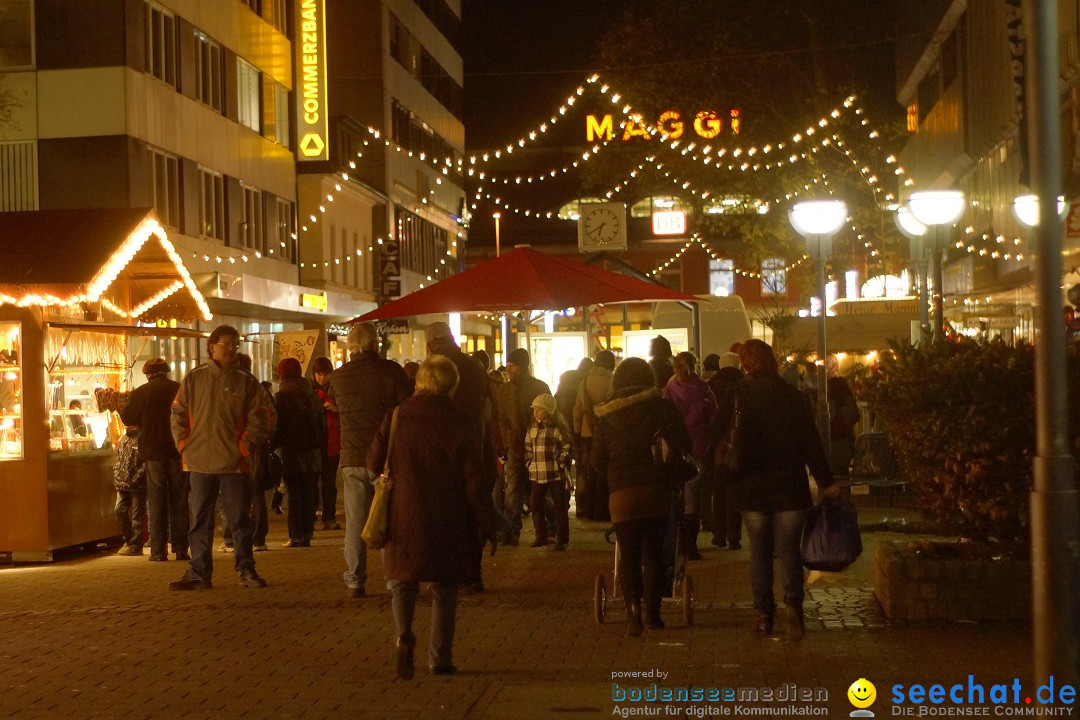 Eis-Skulpturen-Nacht: Singen am Bodensee, 30.11.2012