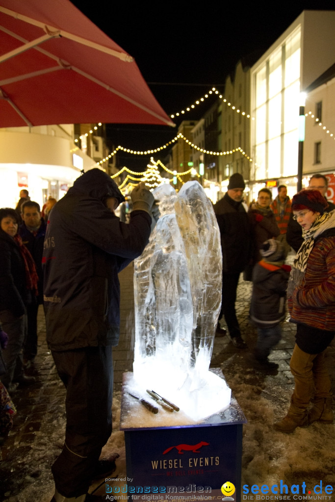 Eis-Skulpturen-Nacht: Singen am Bodensee, 30.11.2012