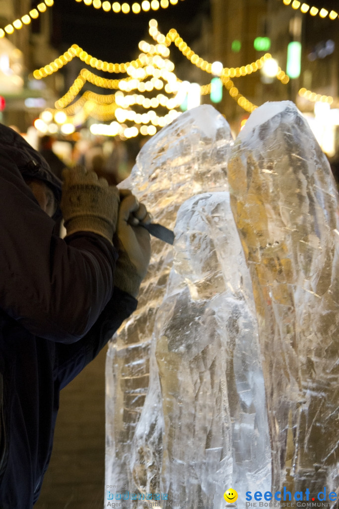 Eis-Skulpturen-Nacht: Singen am Bodensee, 30.11.2012