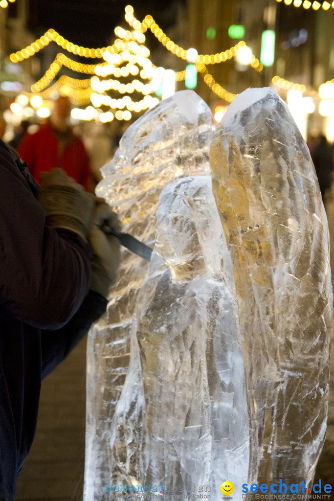 Eis-Skulpturen-Nacht: Singen am Bodensee, 30.11.2012