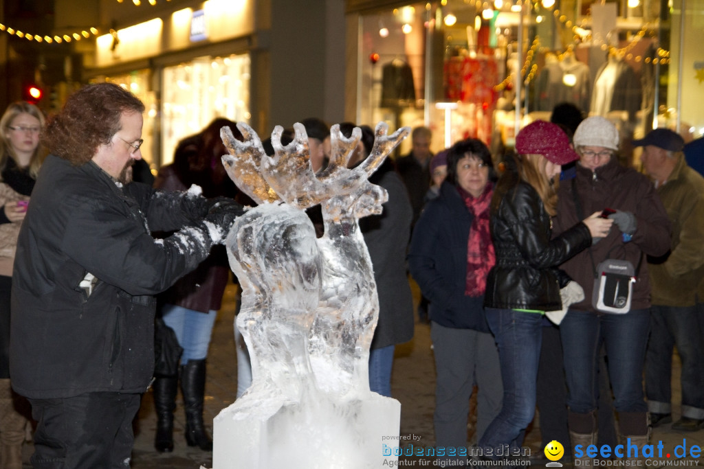 Eis-Skulpturen-Nacht: Singen am Bodensee, 30.11.2012