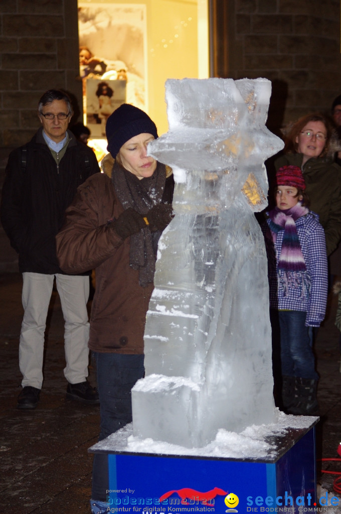 Eis-Skulpturen-Nacht: Singen am Bodensee, 30.11.2012