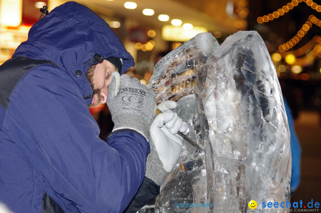 Eis-Skulpturen-Nacht: Singen am Bodensee, 30.11.2012