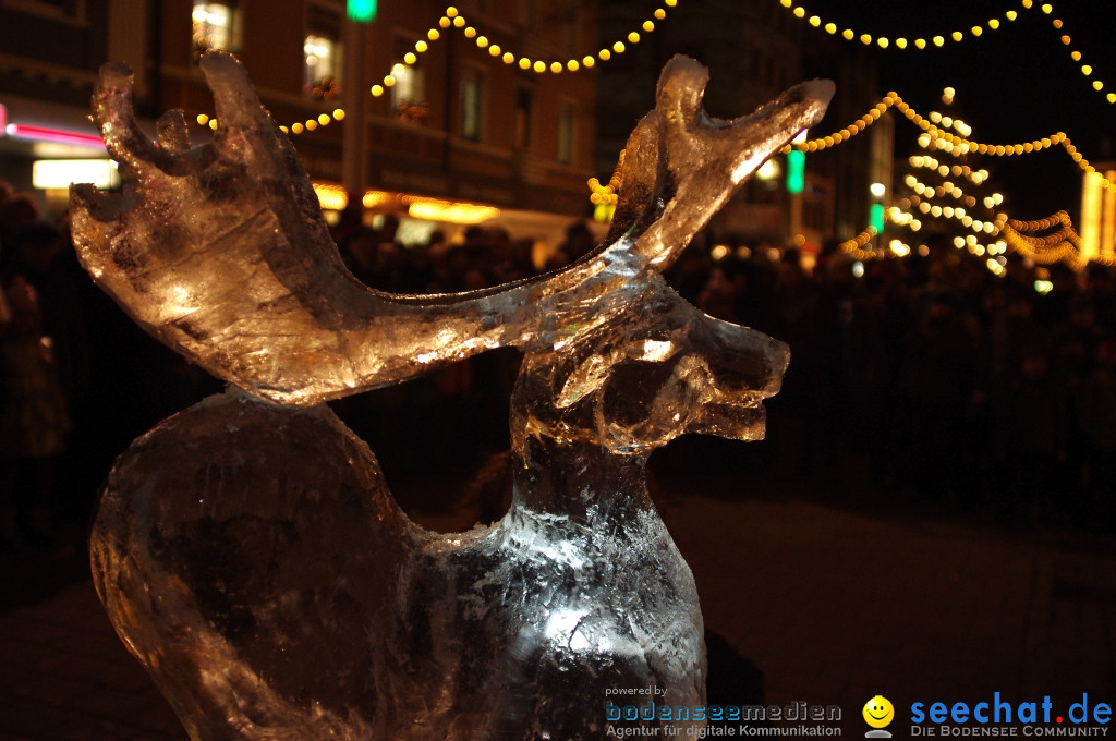 Eis-Skulpturen-Nacht: Singen am Bodensee, 30.11.2012