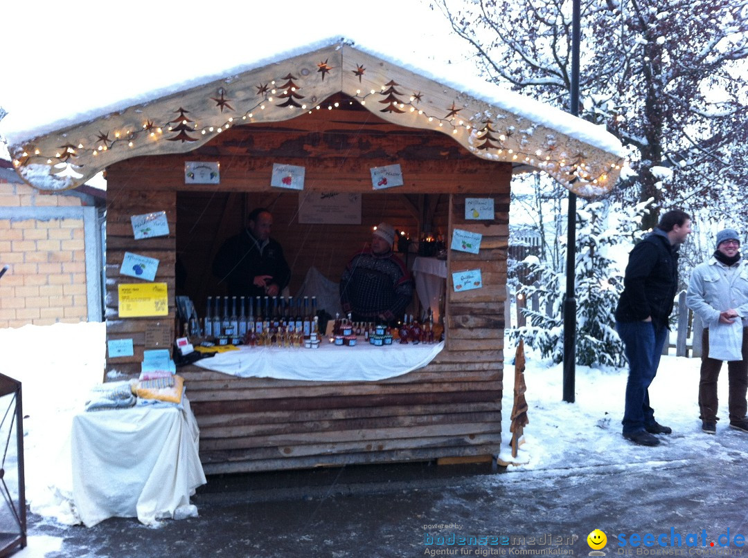 Weihnachtsmarkt: Buchheim bei Tuttlingen am Bodensee, 02.12.2012