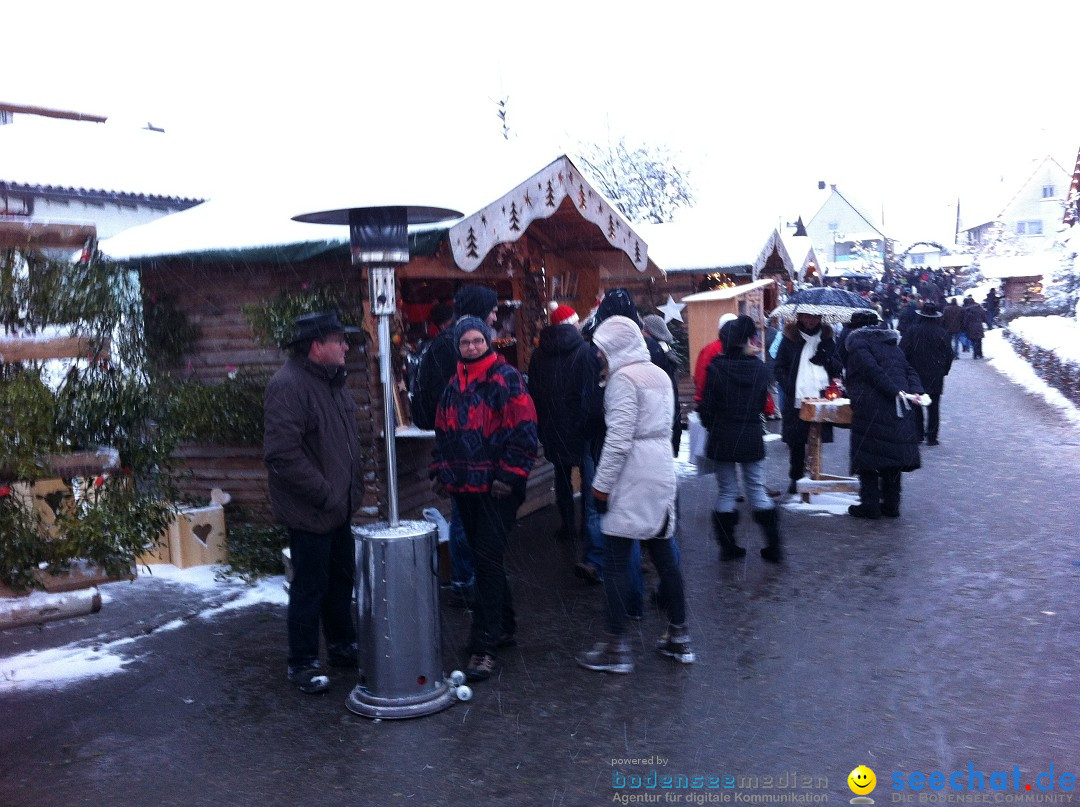 Weihnachtsmarkt: Buchheim bei Tuttlingen am Bodensee, 02.12.2012