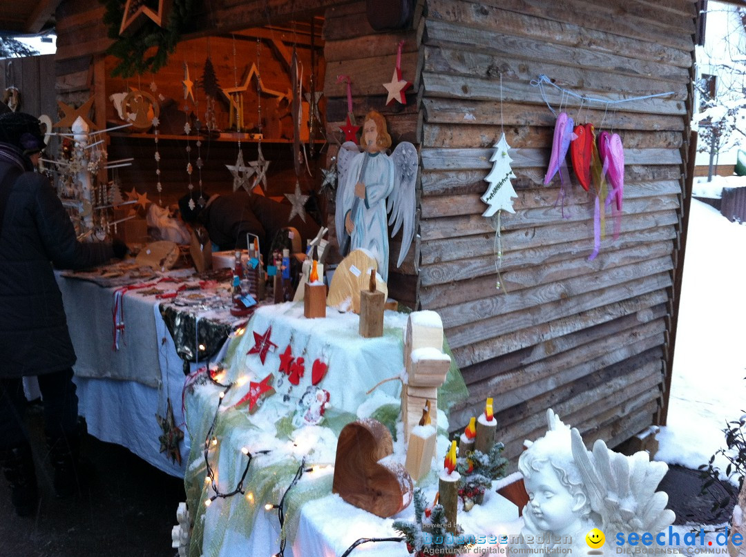 Weihnachtsmarkt: Buchheim bei Tuttlingen am Bodensee, 02.12.2012