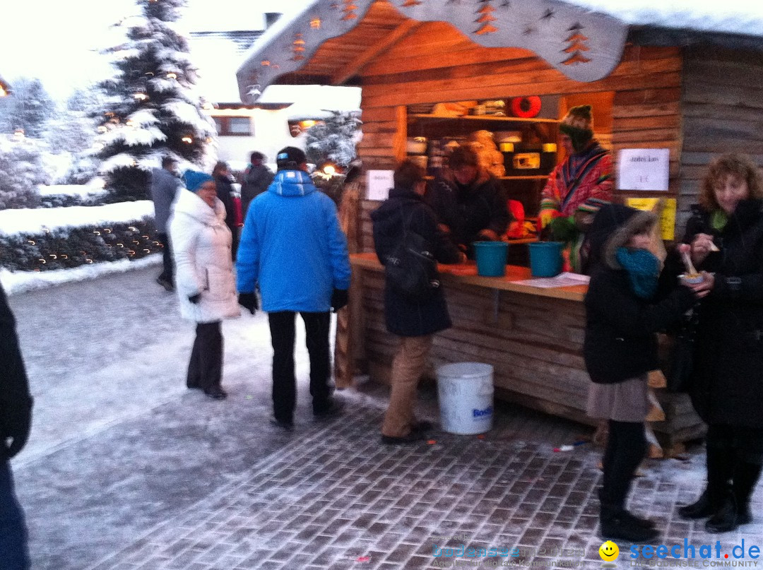 Weihnachtsmarkt: Buchheim bei Tuttlingen am Bodensee, 02.12.2012