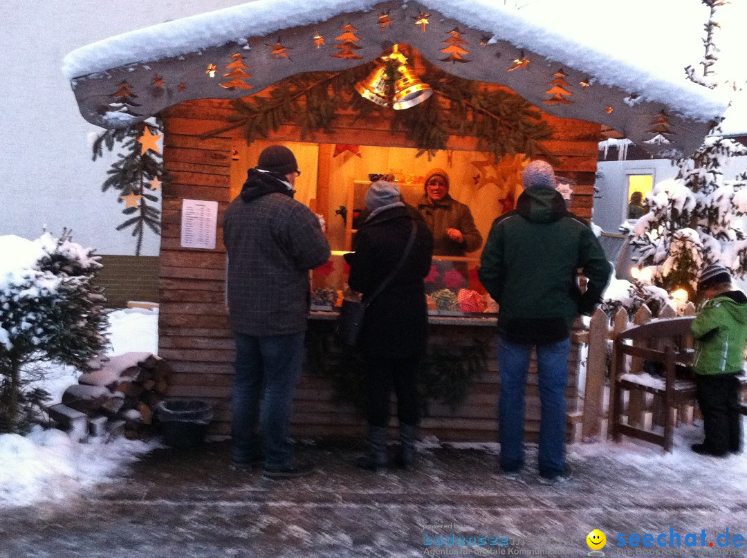 Weihnachtsmarkt: Buchheim bei Tuttlingen am Bodensee, 02.12.2012