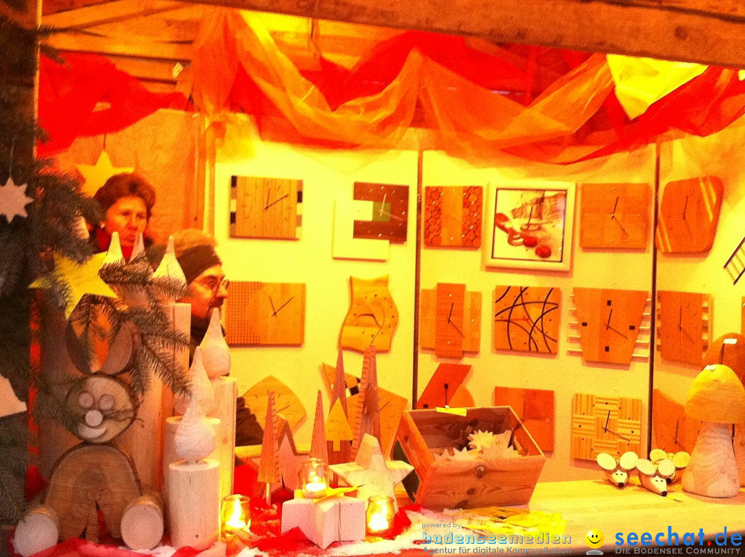 Weihnachtsmarkt: Buchheim bei Tuttlingen am Bodensee, 02.12.2012