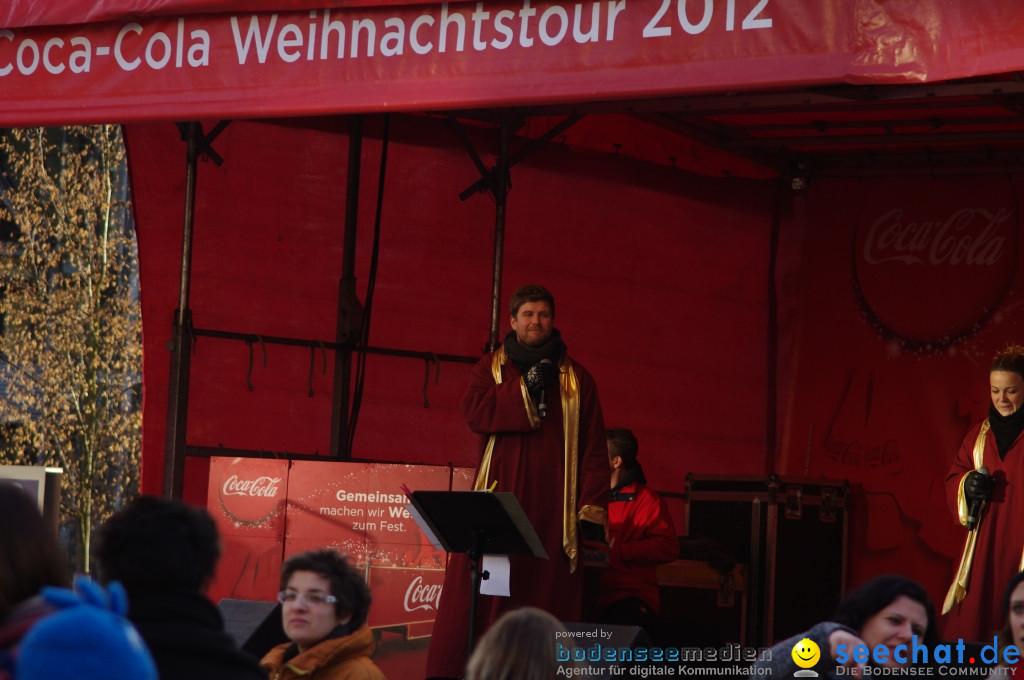 Coca-Cola Weihnachtstour: Singen am Bodensee, 21.12.2012