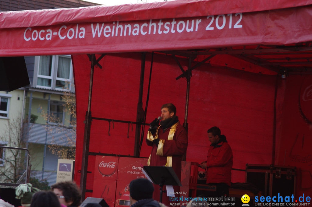 Coca-Cola Weihnachtstour: Singen am Bodensee, 21.12.2012