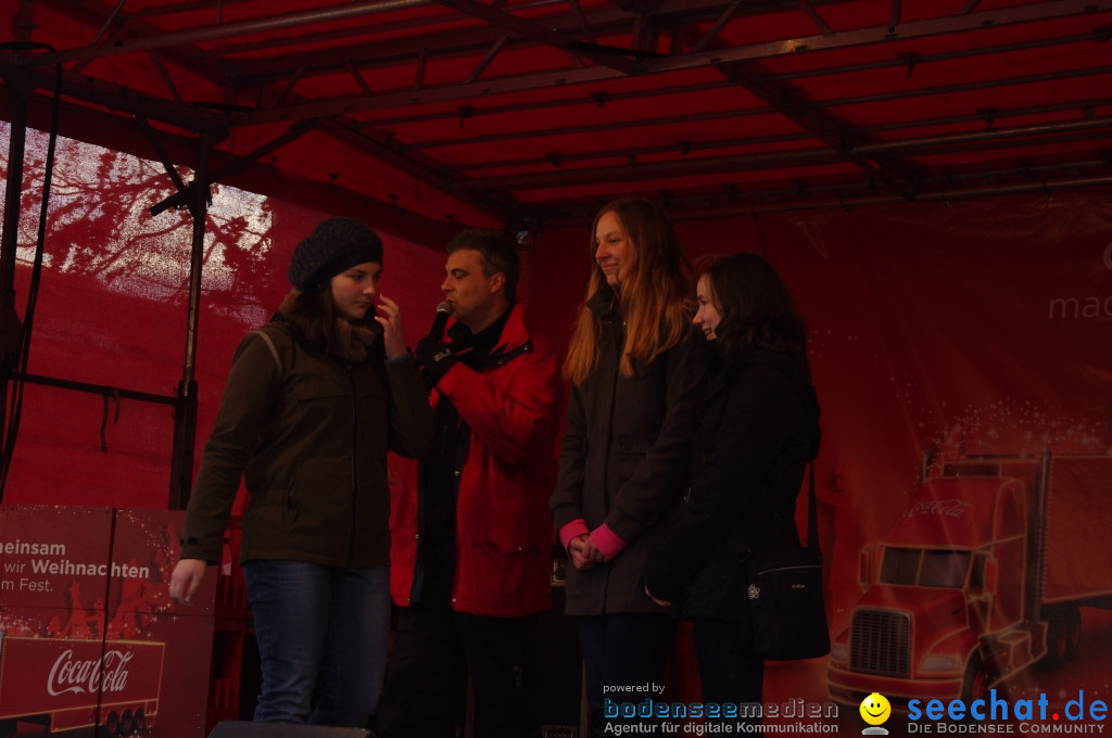 Coca-Cola Weihnachtstour: Singen am Bodensee, 21.12.2012