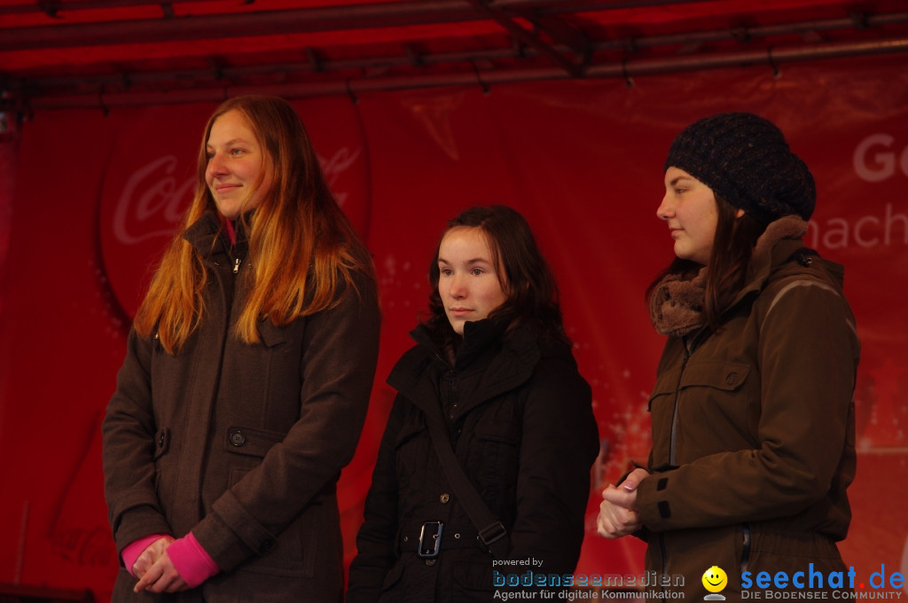 Coca-Cola Weihnachtstour: Singen am Bodensee, 21.12.2012