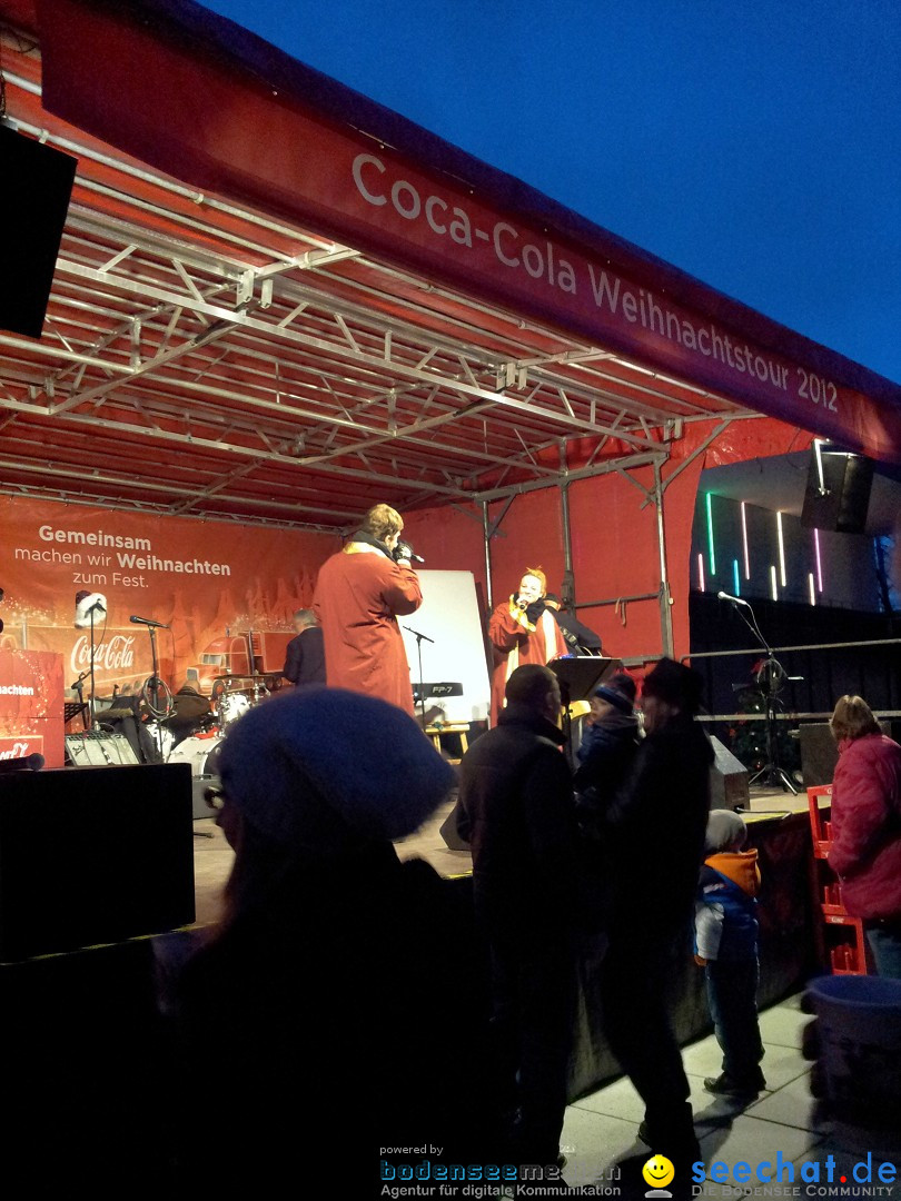 Coca-Cola Weihnachtstour: Singen am Bodensee, 21.12.2012