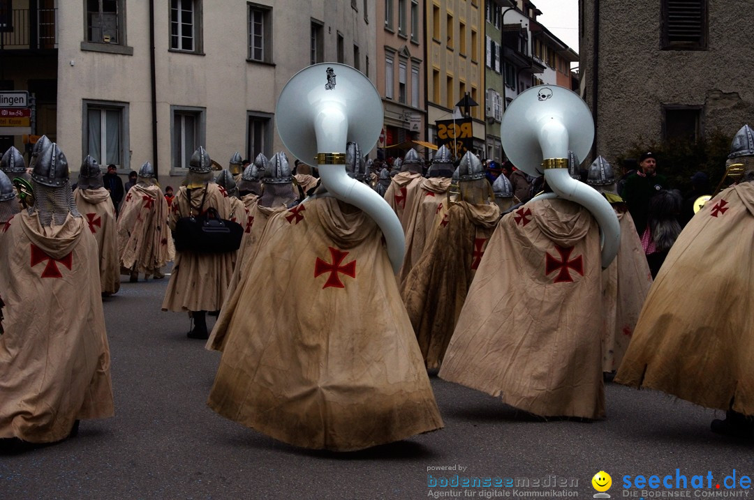 Fasnets-Umzug: Schweiz - Diessenhofen am Bodensee, 13.01.2013