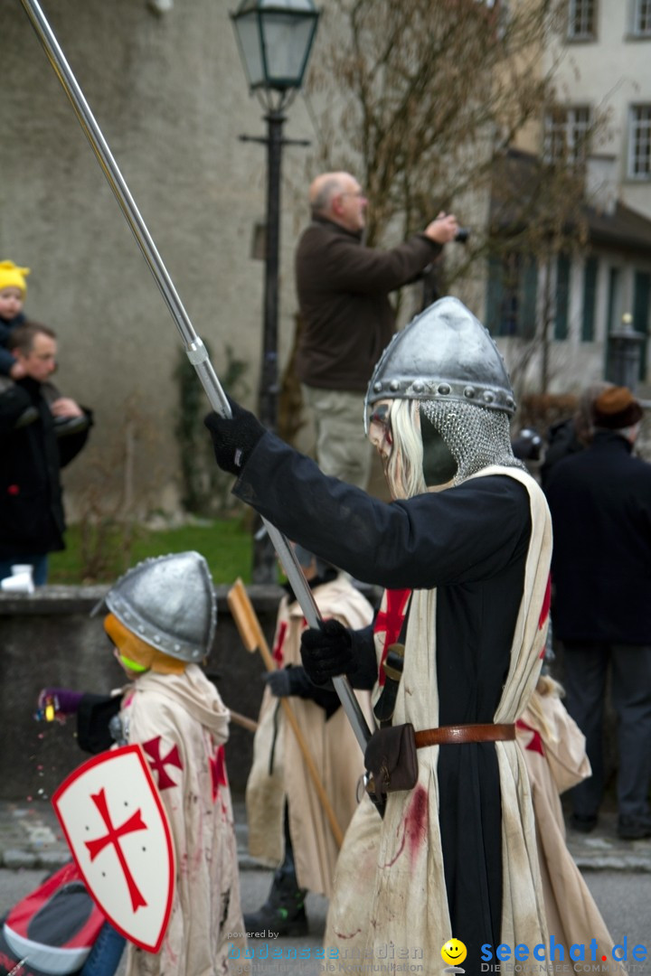 Fasnets-Umzug: Schweiz - Diessenhofen am Bodensee, 13.01.2013