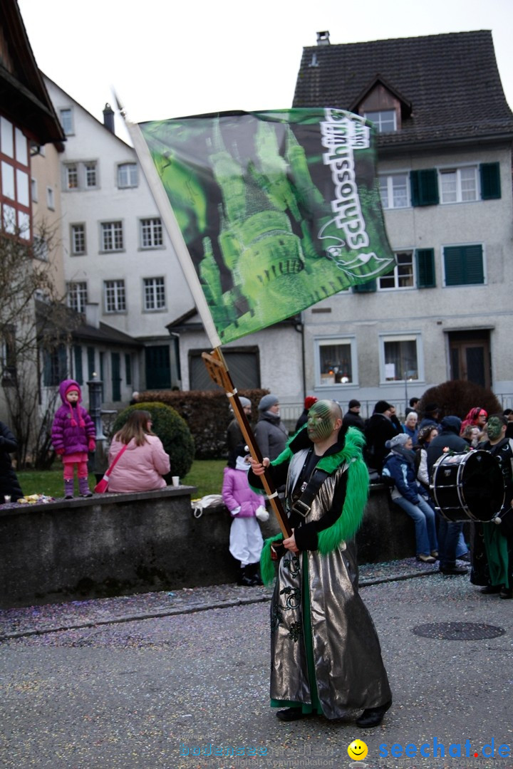 Fasnets-Umzug: Schweiz - Diessenhofen am Bodensee, 13.01.2013